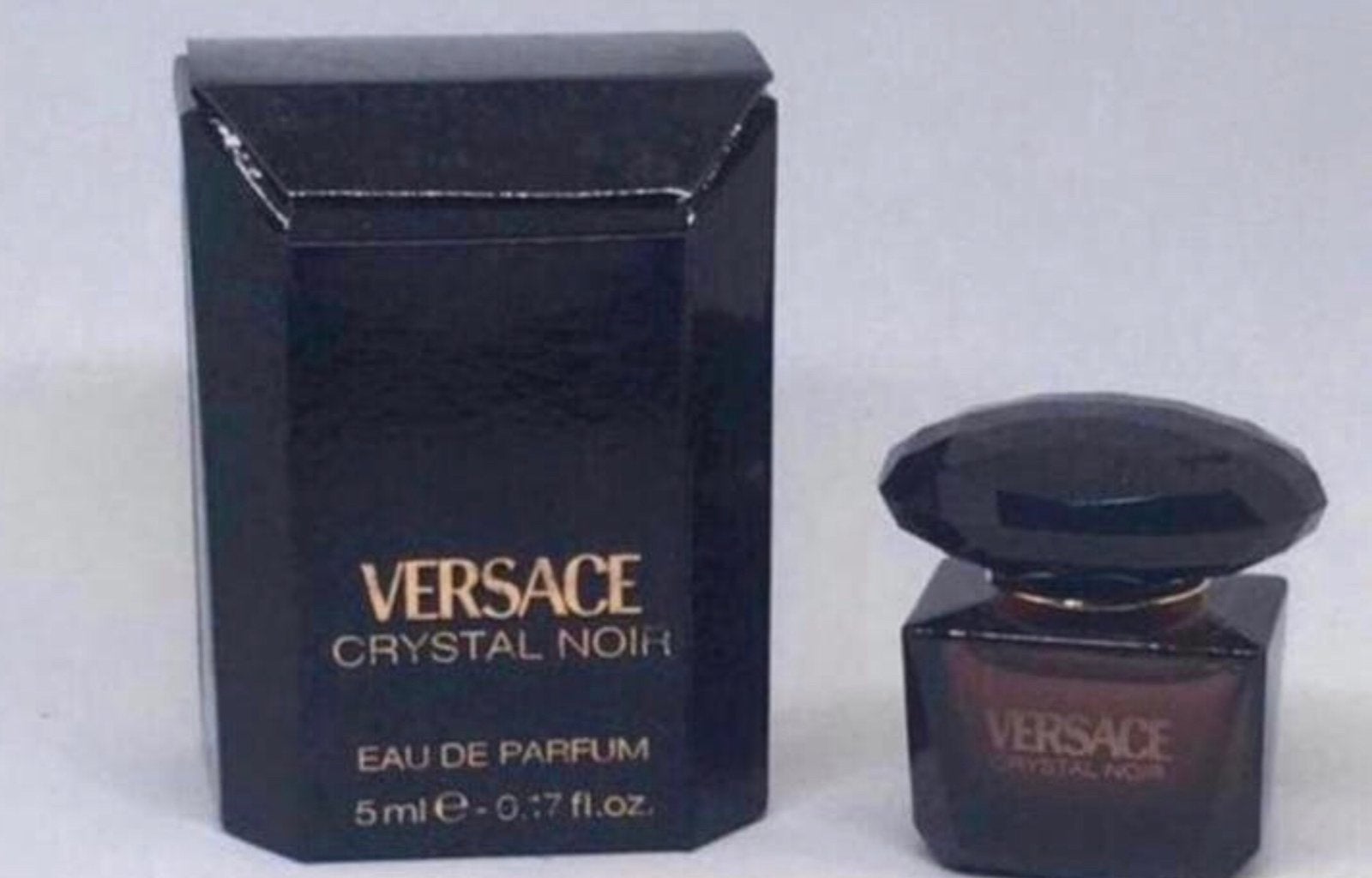 Parfumminiatuur Versace Crystal Noir 5 ml Eau de PARFUM, Verzenden, Nieuw, Miniatuur