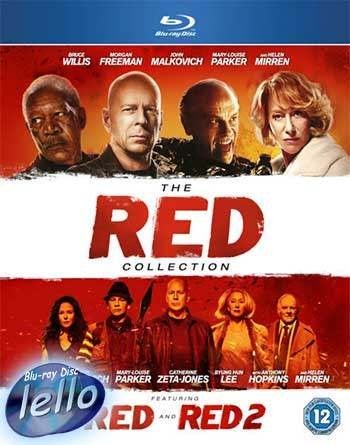 Blu-ray: RED 1 & 2 (2010/13 Bruce Willis Mary-Louise Parker), Ophalen of Verzenden, Nieuw in verpakking, Actie