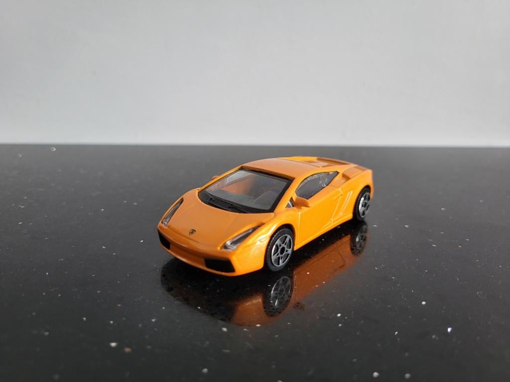 Lamborghini Gallardo oranje 1/43 Bburago, Ophalen of Verzenden, Zo goed als nieuw, Auto, Overige merken