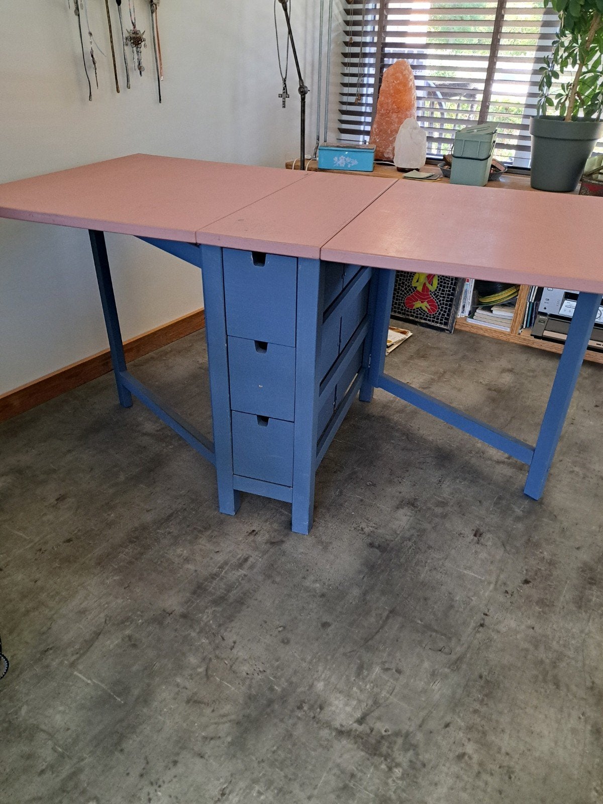 IKEA Norden klaptafel, Ophalen, Gebruikt, 100 tot 150 cm, Landelijk, Vintage, Brocante