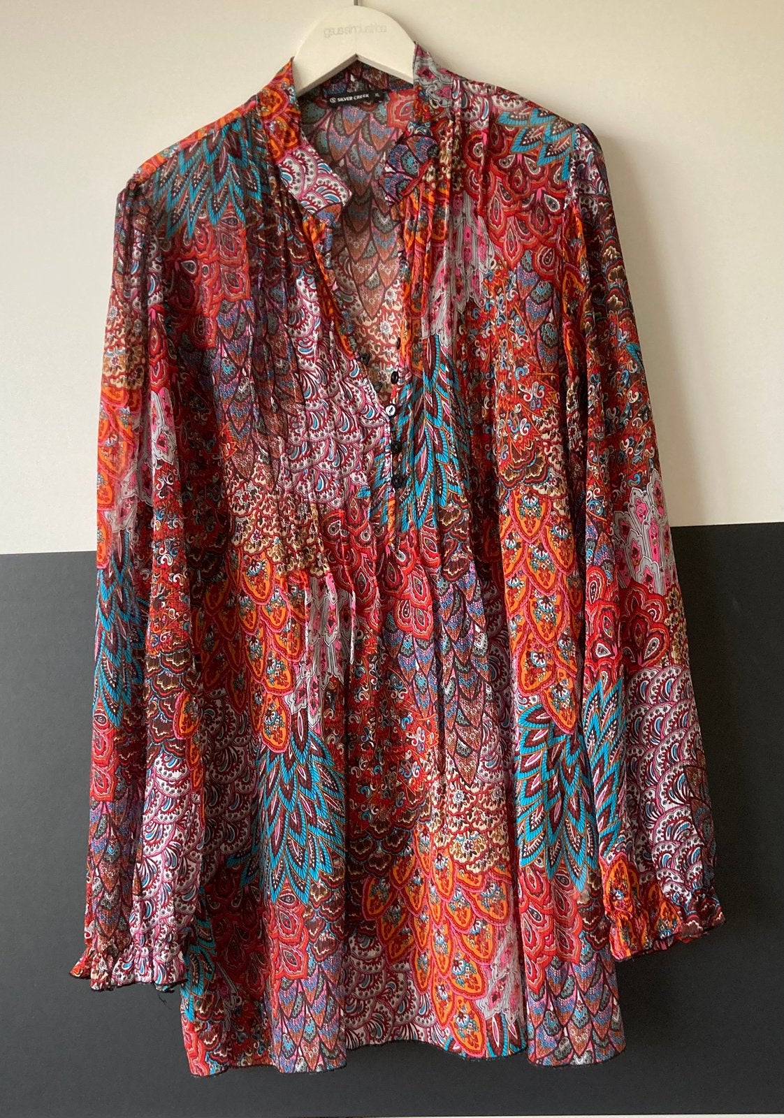 Transparant Tuniek SILVER CREEK (XL), Ophalen of Verzenden, Zo goed als nieuw, Maat 46/48 (XL) of groter