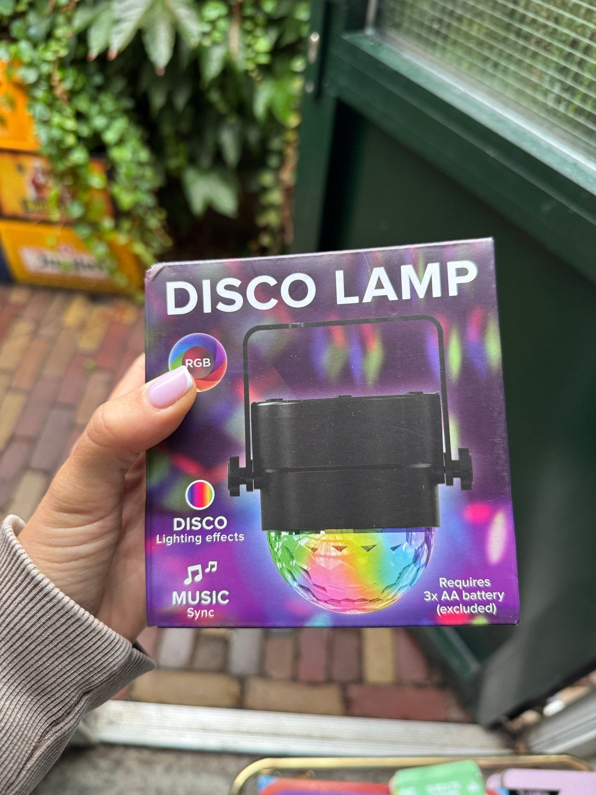 Disco Lamp nieuw in doos, Ophalen of Verzenden, Nieuw, Feestartikel, Verjaardag