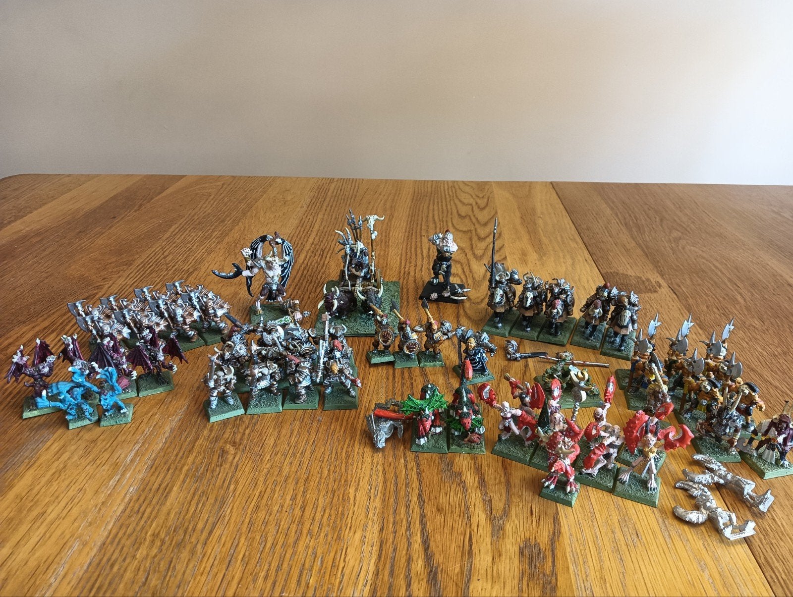 Grote collectie Warhammer fantasy Chaos, Gebruikt, Figuurtje(s), Warhammer, Ophalen of Verzenden