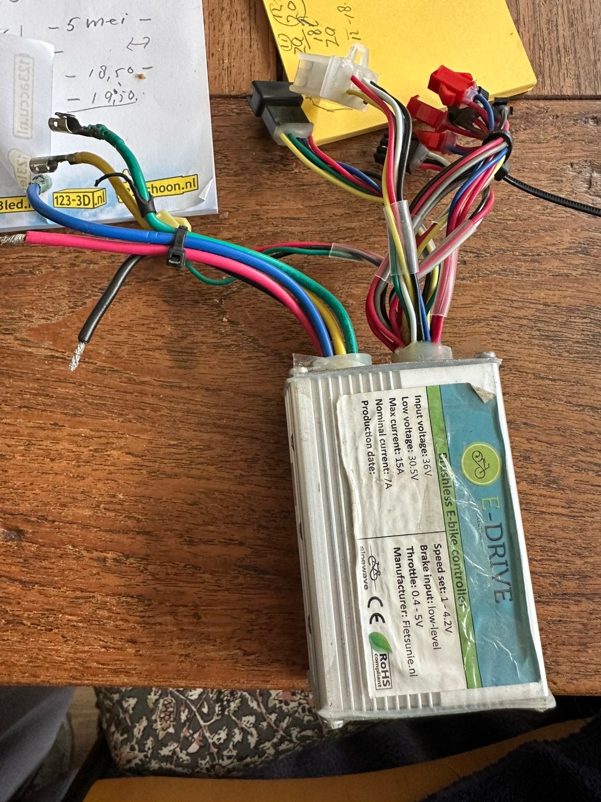 E-drive 36v 15A, Ophalen of Verzenden, Gebruikt
