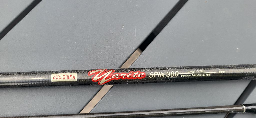 Spin hengel – 3 meter – 25-75g - Kurk handvat, Ophalen, Gebruikt, Werphengel