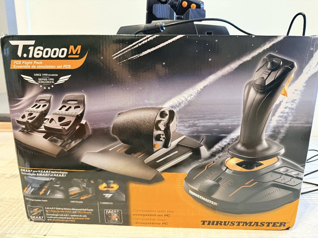 T.16000M FCS FLIGHT PACK, Computers en Software, Joysticks, Ophalen of Verzenden, Zo goed als nieuw, Thustmaster