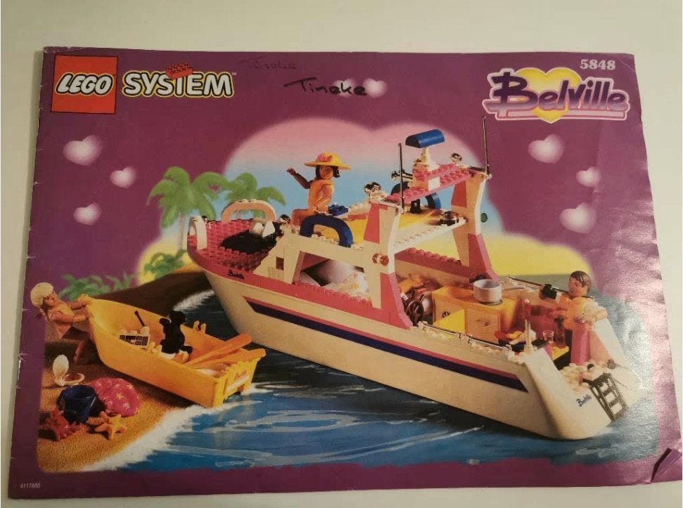 Lego Belville 5848 Family Yacht / Luxury Cruiser, Gebruikt, Overige thema's, Lego, Ophalen of Verzenden
