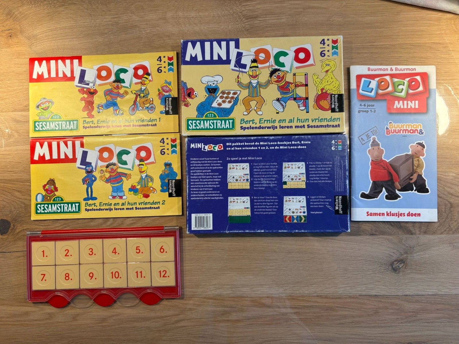 Miniloco Sesamstraat en Buurman &Buurman, Ophalen of Verzenden, Gebruikt, Puzzelen