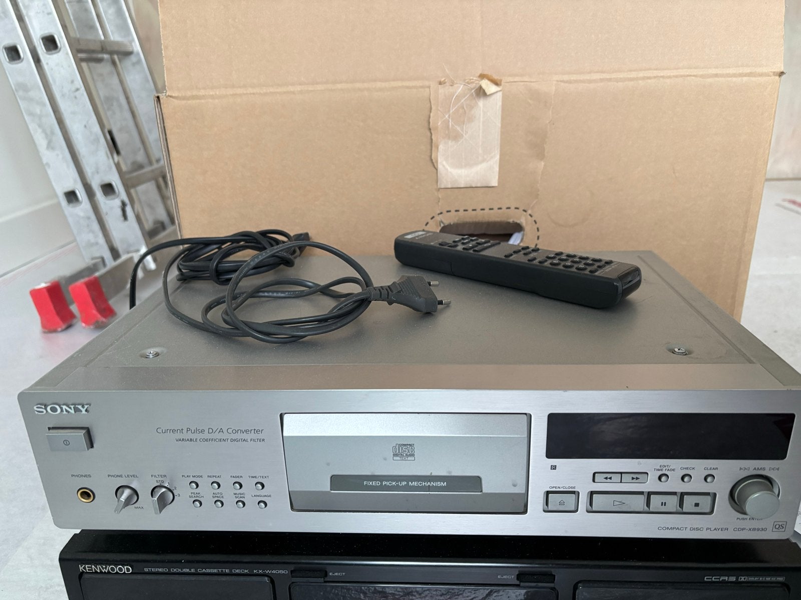 Sony CDP-XB930 CD-speler met afstandsbediening, Ophalen of Verzenden, Gebruikt, Sony