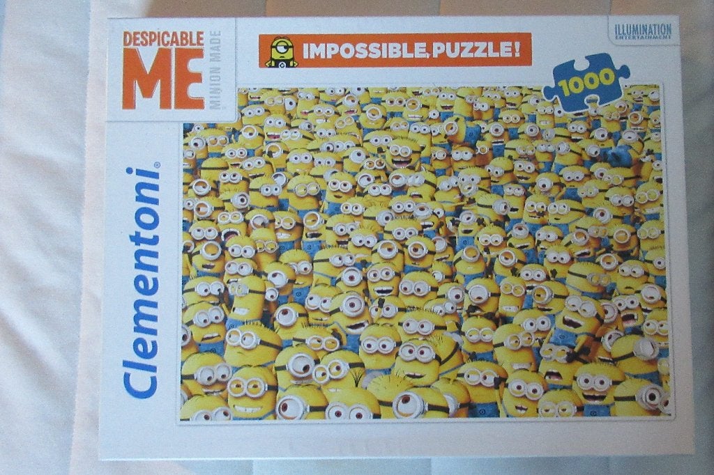 Puzzel minions, Ophalen of Verzenden, 500 t/m 1500 stukjes, Zo goed als nieuw
