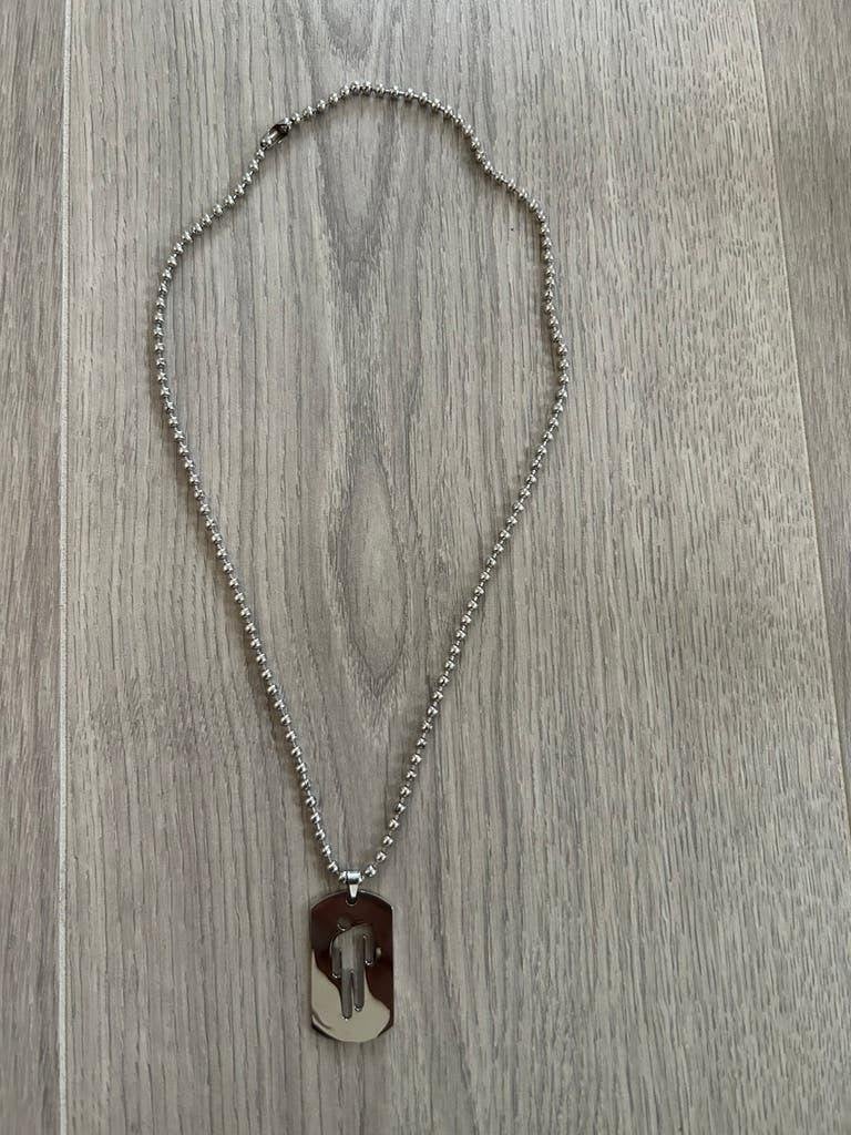 Nieuw Billie Eilish ketting, Sieraden, Tassen en Uiterlijk, Kettingen, Ophalen of Verzenden, Nieuw, Zilver, Overige materialen