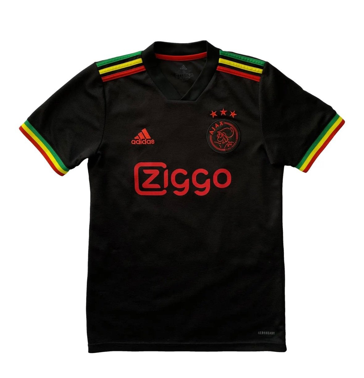 Ajax X Bob Marley editie (Maat en bedrukking naar keuze), Sport en Fitness, Maat XL, Ophalen, Zo goed als nieuw, Shirt