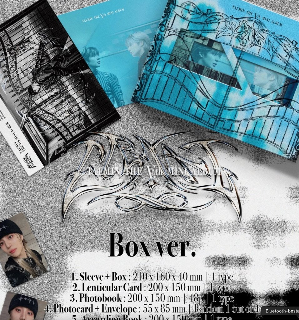 Taemin – eternal cd mini album BOX SET  2024 k-pop, Speciale editie, Zo goed als nieuw, Album, Verzenden