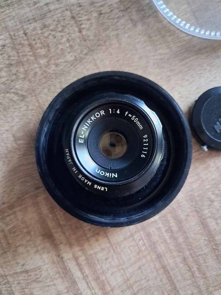 Nikon el-nikkor 1:4, Ophalen, Gebruikt, Nikon