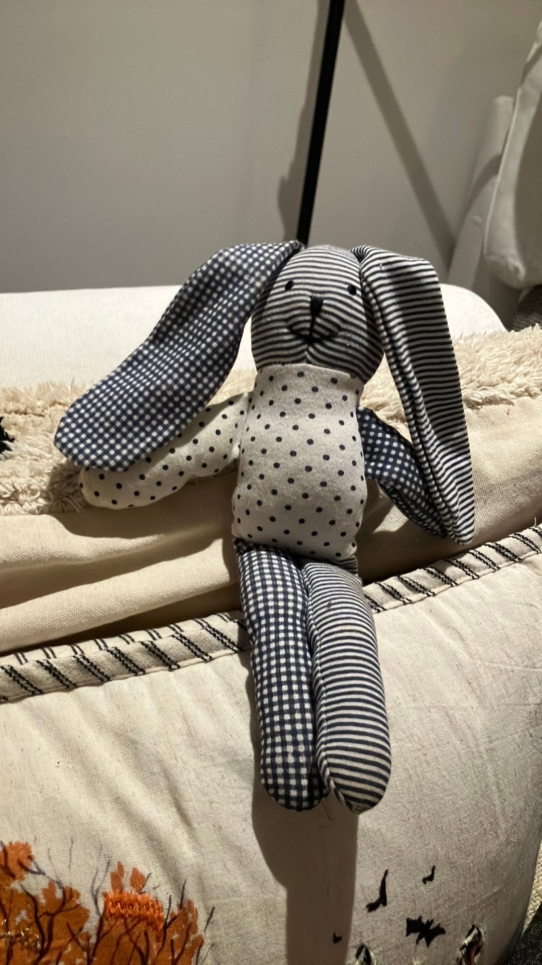Bambino blauw wit konijn, Ophalen of Verzenden, Zo goed als nieuw, Konijn