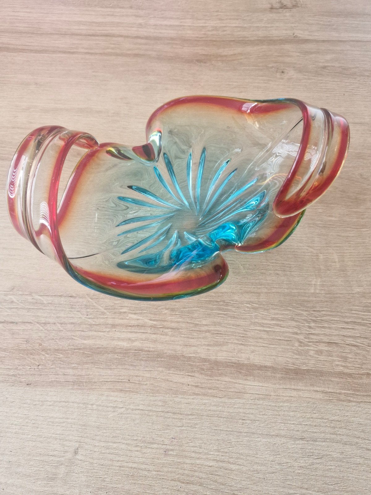 Prachtige Murano glazen schaal - Vintage design, Ophalen of Verzenden