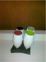 Olav Slingerland set van 4 objecten, Ophalen, Meerkleurig, Handgemaakt, Steen/keramiek