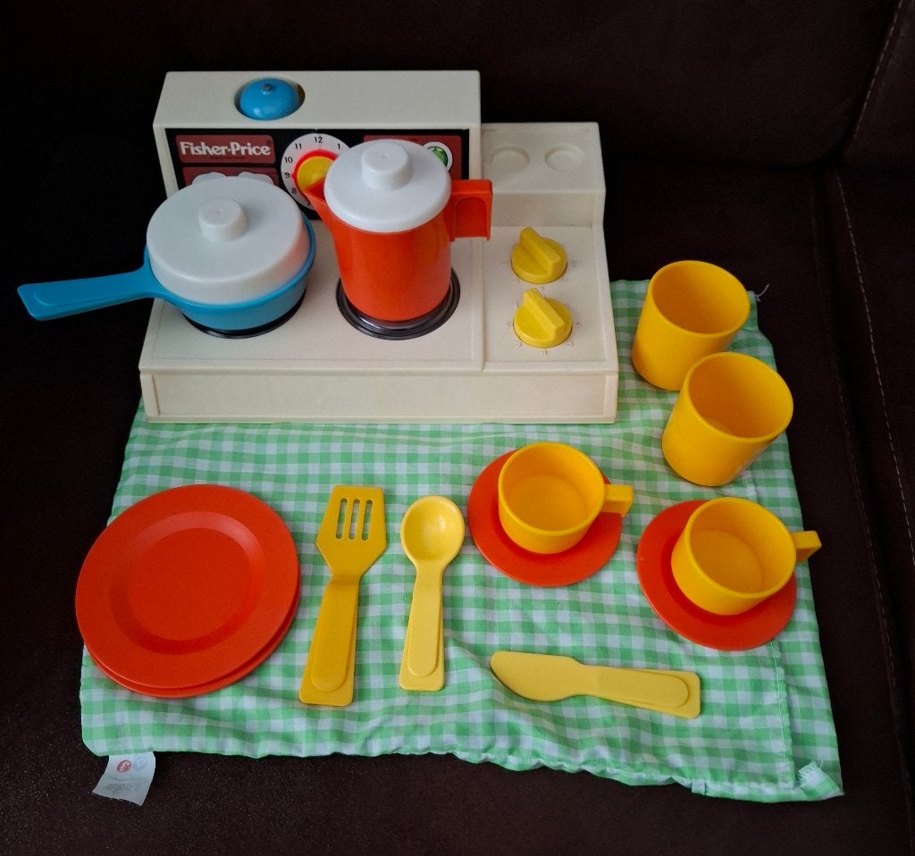 Fisher-Price Speelset 919 uit 1978 - Vintage Keuken, Ophalen of Verzenden, Gebruikt, Speelset