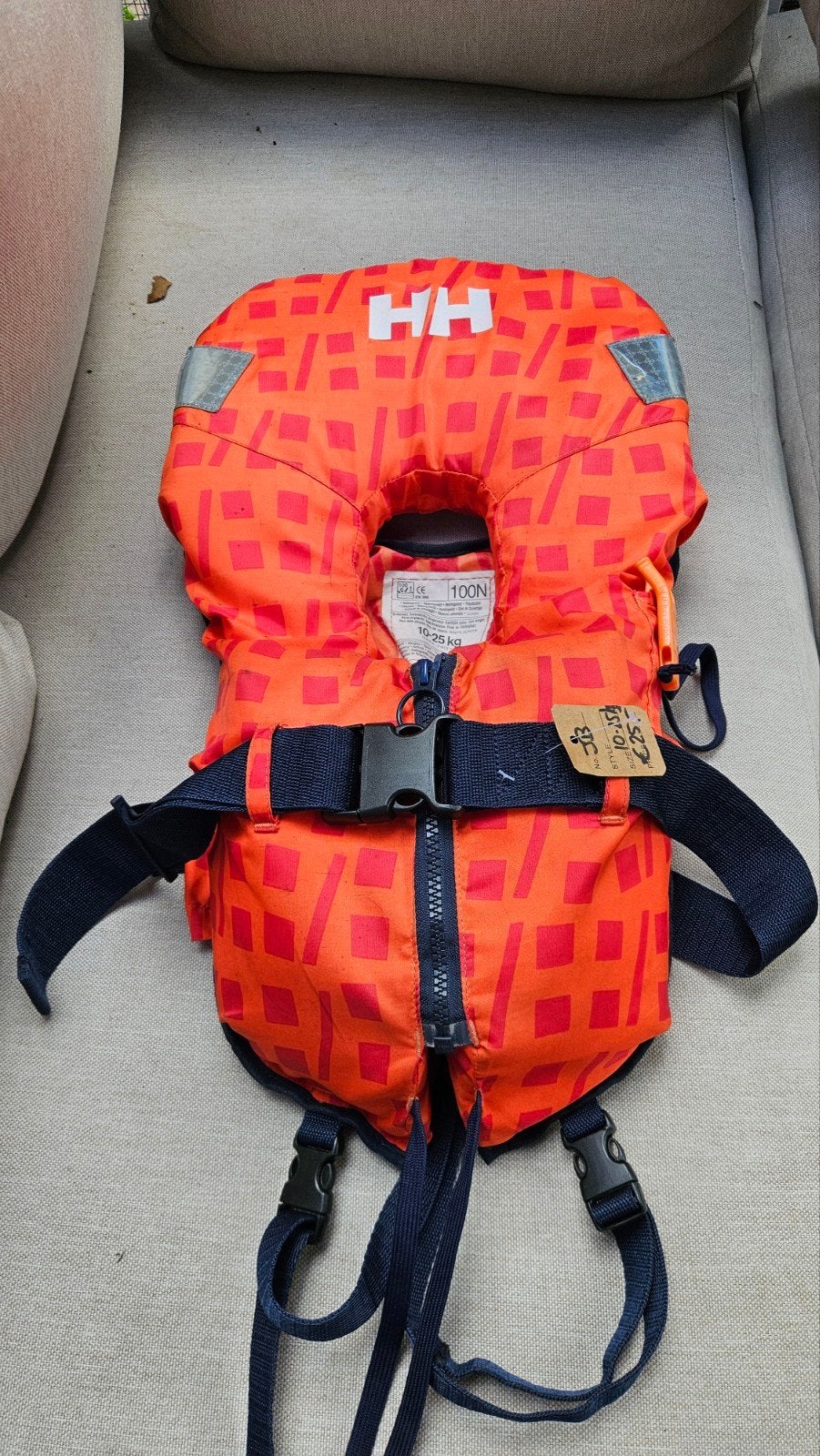 Helly Hansen reddingsvest 10-25kg, Ophalen of Verzenden, Zo goed als nieuw, Motor en Techniek