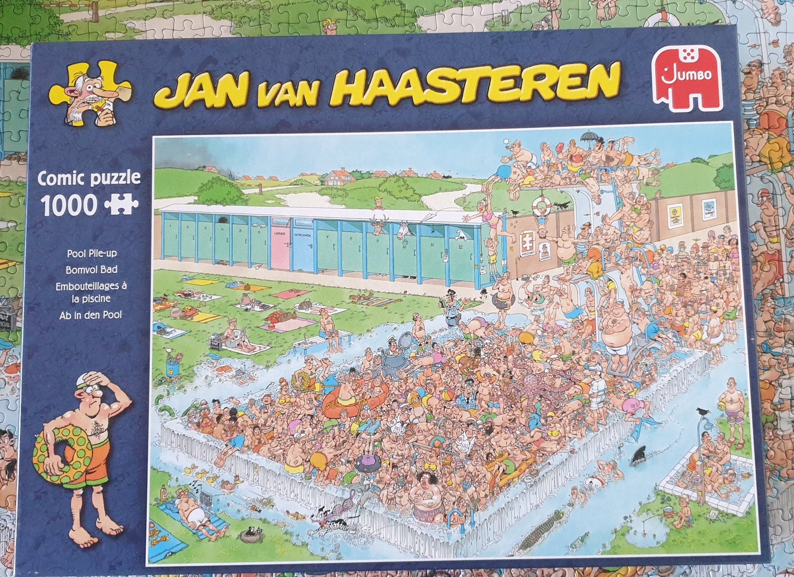 Jan van Haasteren puzzels 1000 stukjes, Ophalen, 500 t/m 1500 stukjes, Zo goed als nieuw