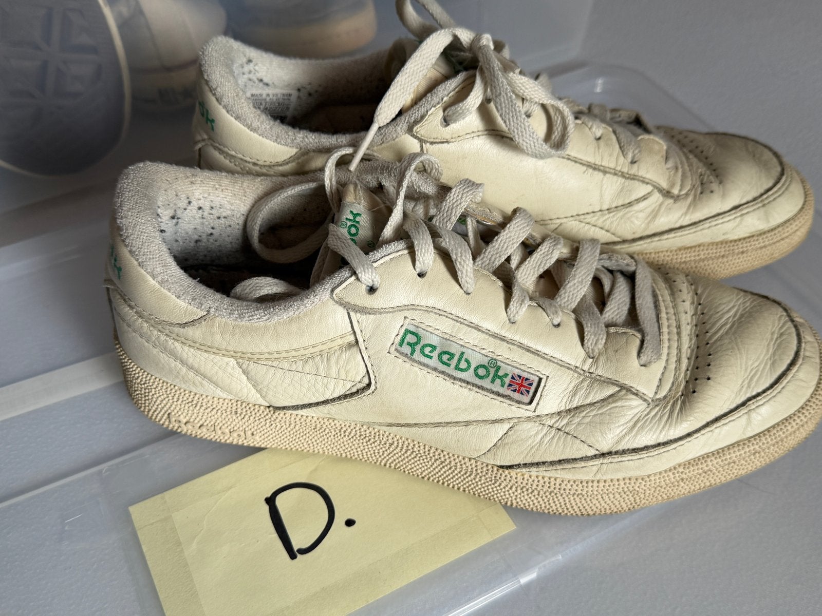 Reebok Club C 85 Vintage Sneakers Maat 42, Verzenden, Gedragen, Wit, Sneakers of Gympen