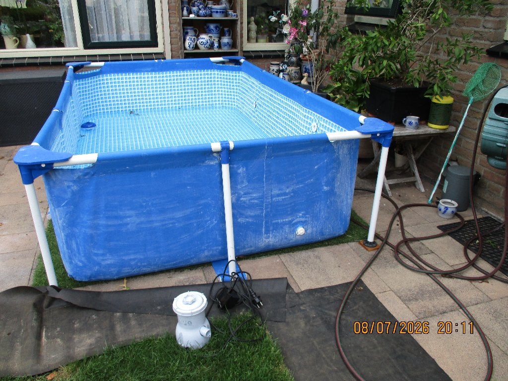 Intex zwembad, Tuin en Terras, Zwembaden, Ophalen, Gebruikt, Minder dan 80 cm, Minder dan 200 cm