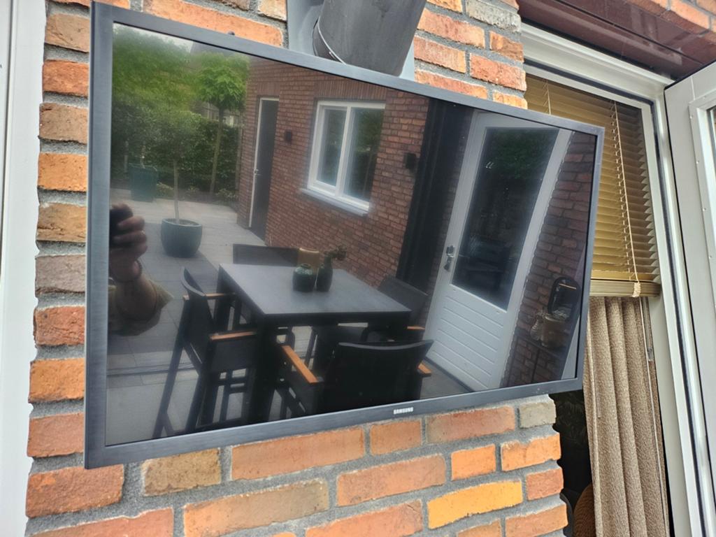 Smart TV met ophangbeugel en beschermhoes, Audio, Tv en Foto, Televisies, Ophalen, Gebruikt, 50 Hz, 80 tot 100 cm