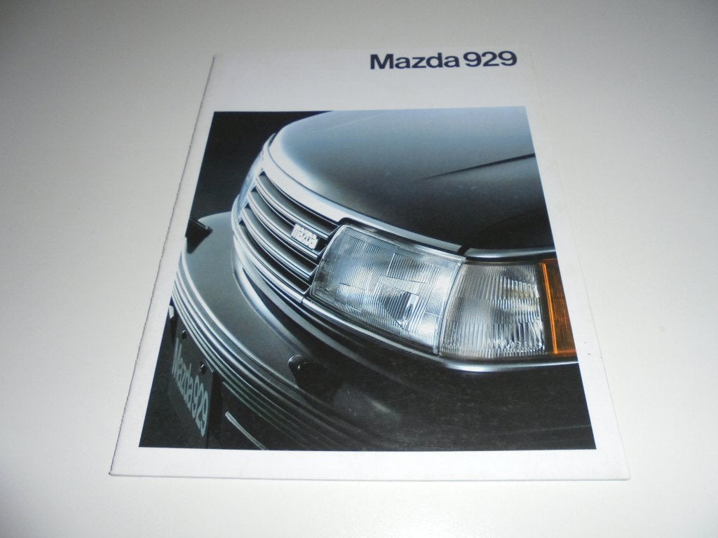 brochure Mazda 929  1989, Ophalen of Verzenden, Zo goed als nieuw, Mazda