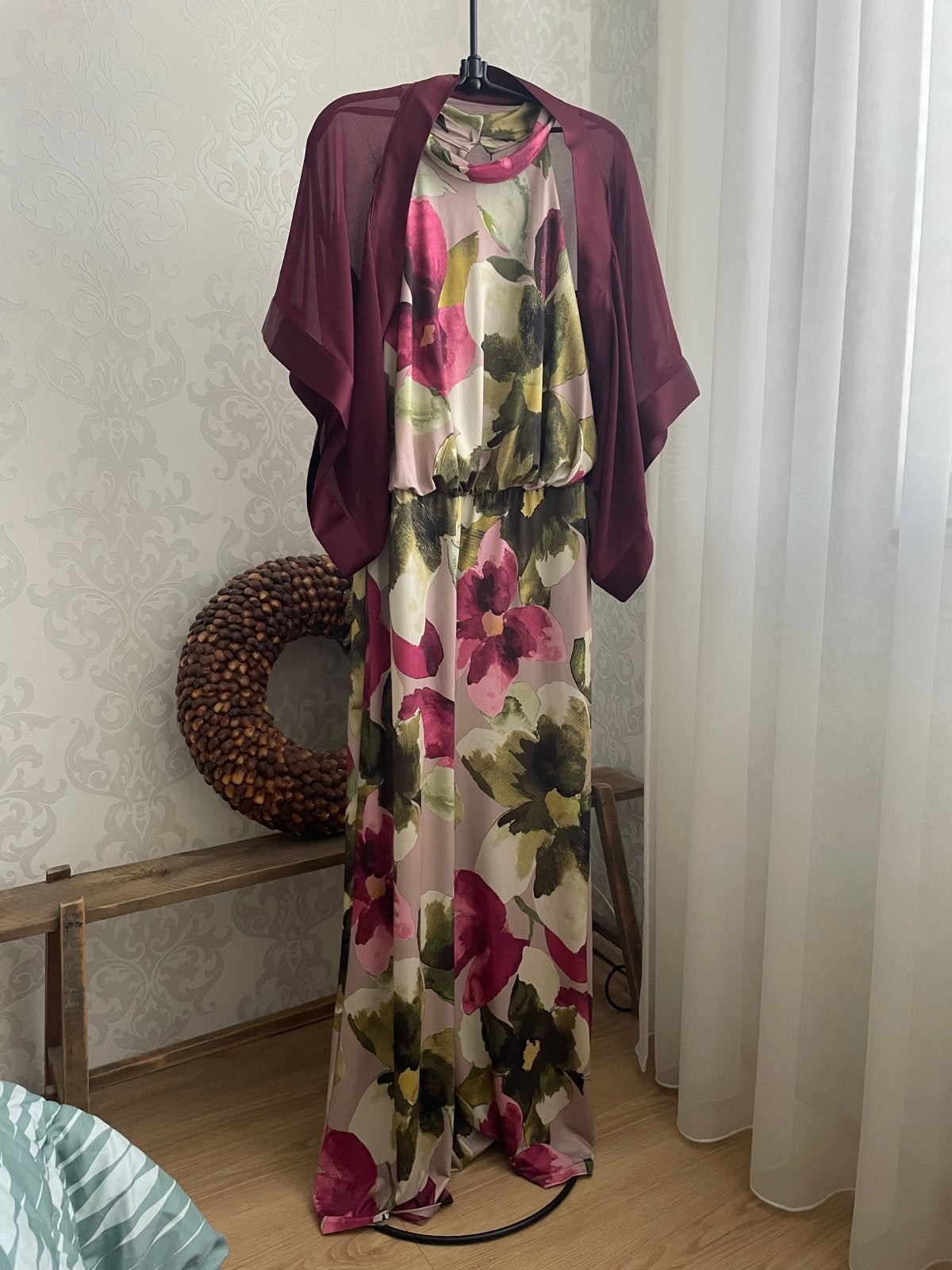 Vera Mont jumpsuit met bloemenprint en bijpassende bolero, Ophalen of Verzenden, Zo goed als nieuw, Meerkleurig