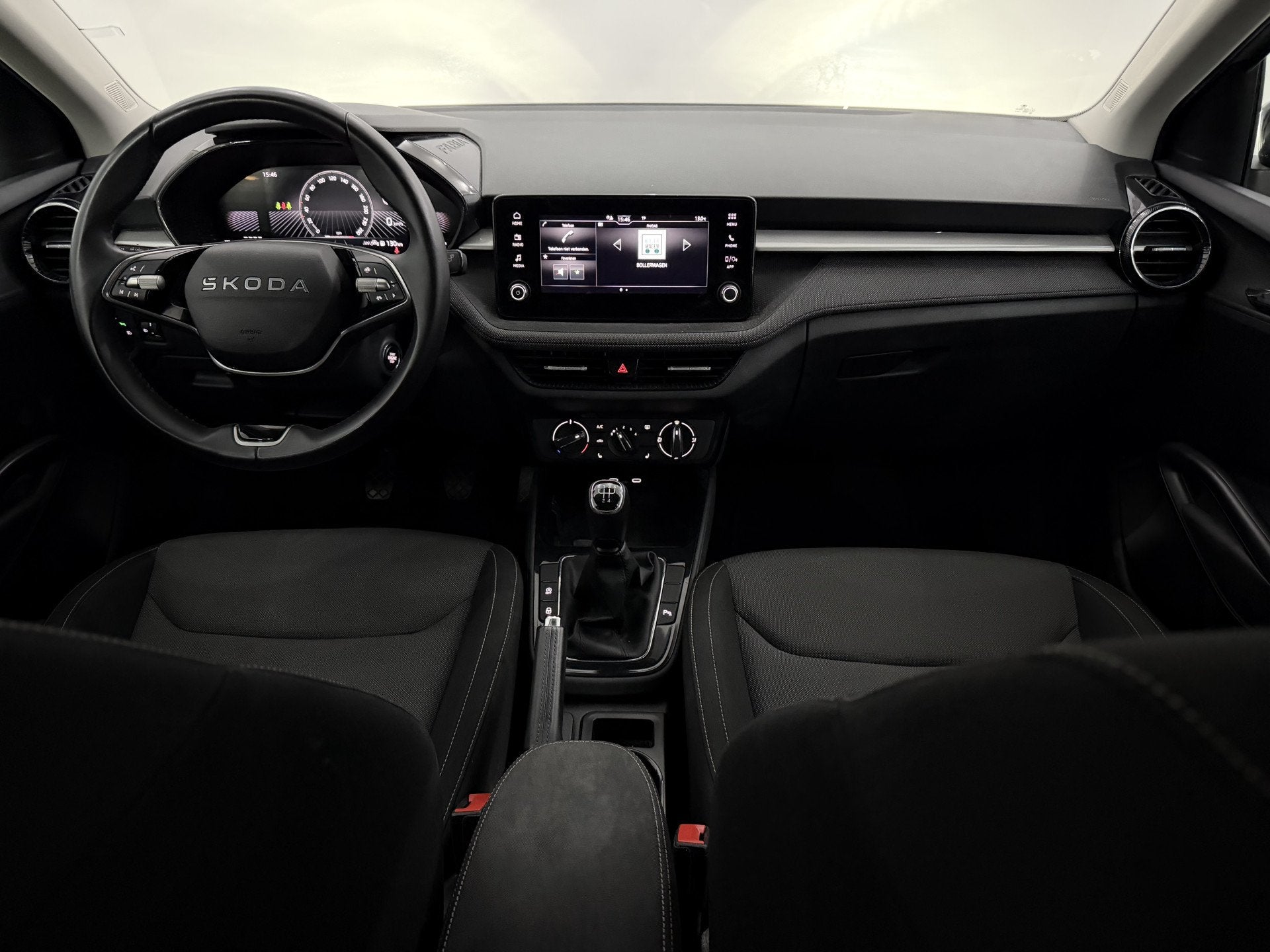 Skoda Fabia 1.0 TSI Business Edition Camera, Apple carplay,, Voorwielaandrijving, Stof, Gebruikt, Blauw