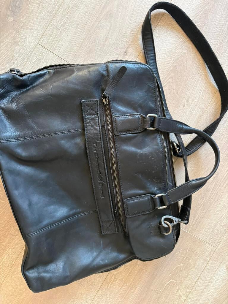 Leten tas van the chesterfield brand, 40 tot 60 cm, 30 cm of meer, Gebruikt, Bruin