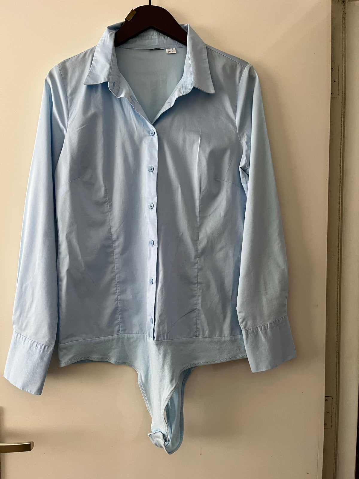 Esmara lichtblauwe blouse body - Maat 42/44 (L), Ophalen of Verzenden, Gedragen, Maat 42/44 (L), Blauw