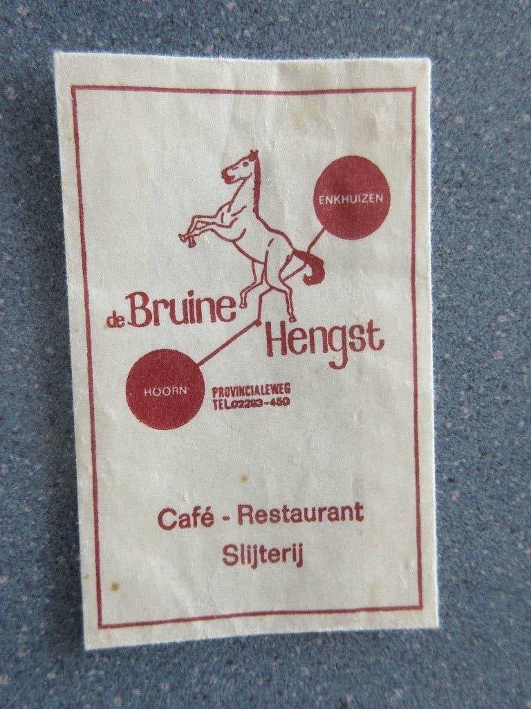 Hoorn, café-rest.-slijterij De Bruine Hengst, Verzenden, Nederland
