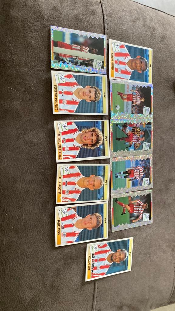 11 x Panini voetbal 95 psv, Ophalen of Verzenden, Zo goed als nieuw, Plaatje