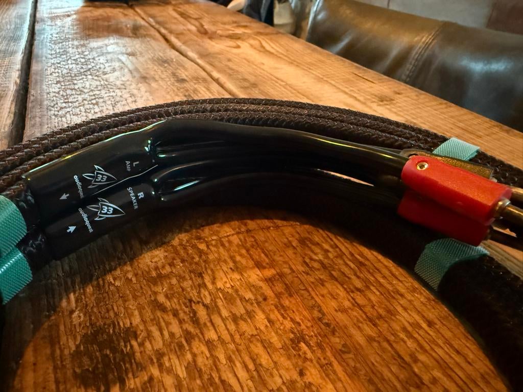 Audioquest Rocket 33 single-wire 2m luidsprekerkabel, Ophalen of Verzenden, Zo goed als nieuw, 2 tot 5 meter, Luidsprekerkabel