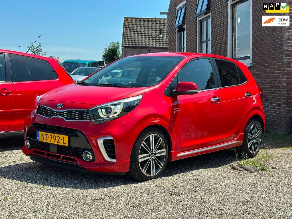 Kia Picanto 1.2 CVVT GT-Line Vol Optie Zeer Netjes Goed Onde, Auto's, Kia, Voorwielaandrijving, 839 kg, Gebruikt, 4 cilinders