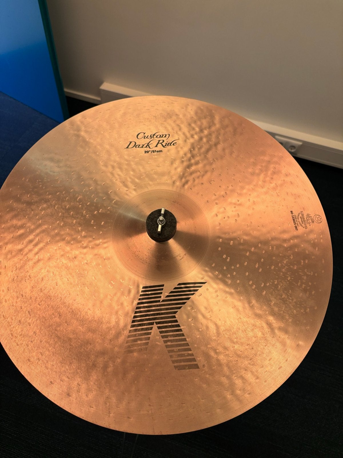 Zildjian K Custom Dark Ride 20" / 51cm bekken, Ophalen of Verzenden, Gebruikt, Overige merken