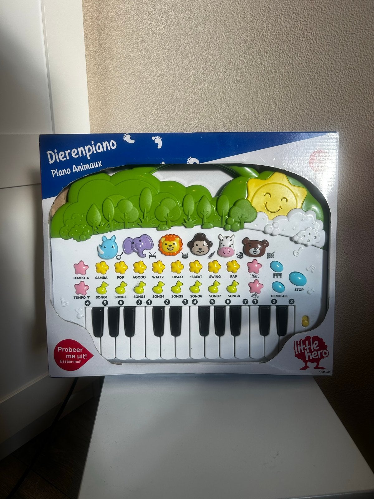 Little Hero Dierenpiano - Muzikaal Speelgoed, Ophalen, Nieuw, Overige typen, Met licht