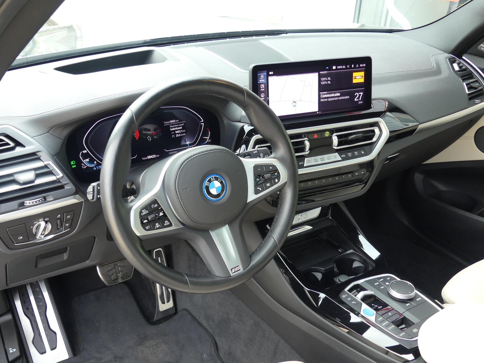 BMW iX3 High Executive M Pack 80 kWh *t/m 10de bouwjaar gara, Auto's, BMW, Automaat, Achterwielaandrijving, Gebruikt, 80 kWh
