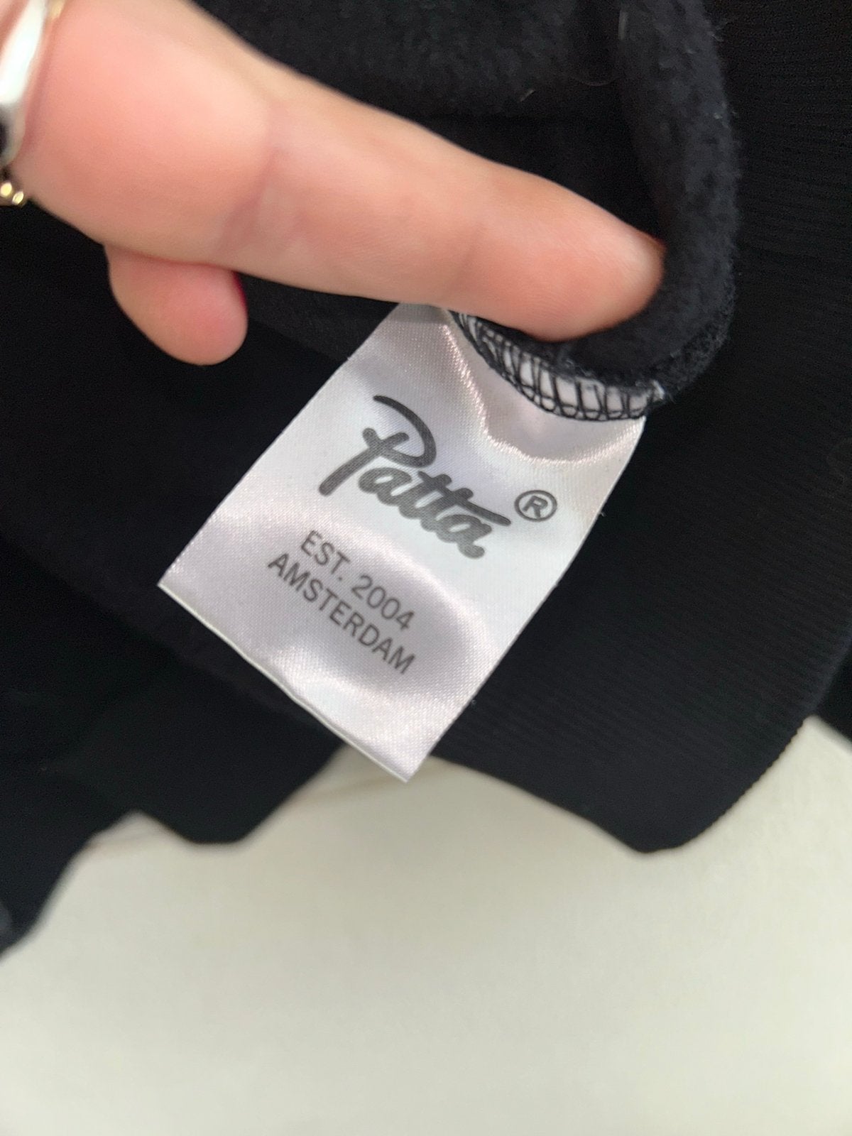 Patta Attract Positive Change Hoodie Zwart Maat S, Kleding | Heren, Ophalen of Verzenden, Zo goed als nieuw, Maat 46 (S) of kleiner