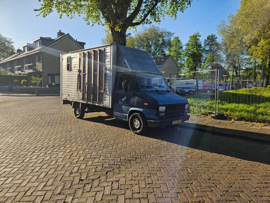 Peugeot J5 280 G52/280 H52 1987, Auto's, 74 pk, Zwart, 4 cilinders, Leder en Stof