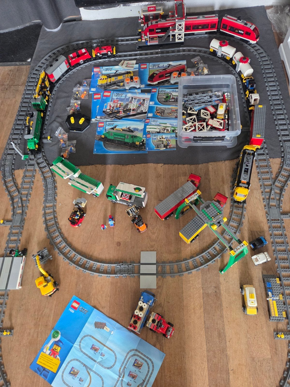 3 Lego City Treinen Compleet & Exstra, Ophalen of Verzenden, Zo goed als nieuw