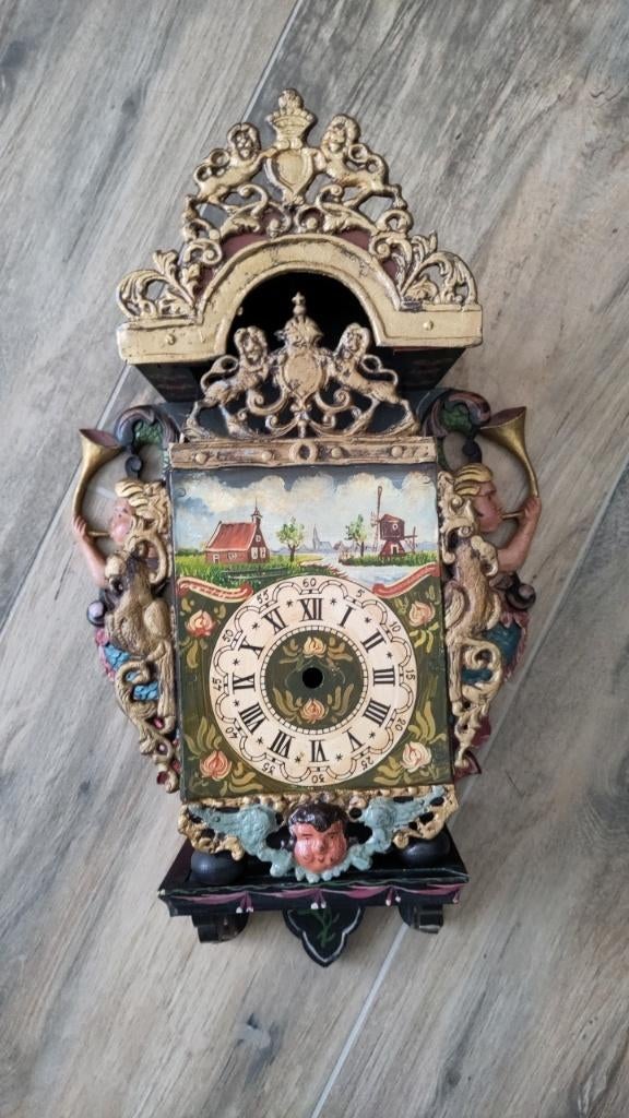 Friese stoelklok voor Onderdelen, Antiek en Kunst, Verzenden