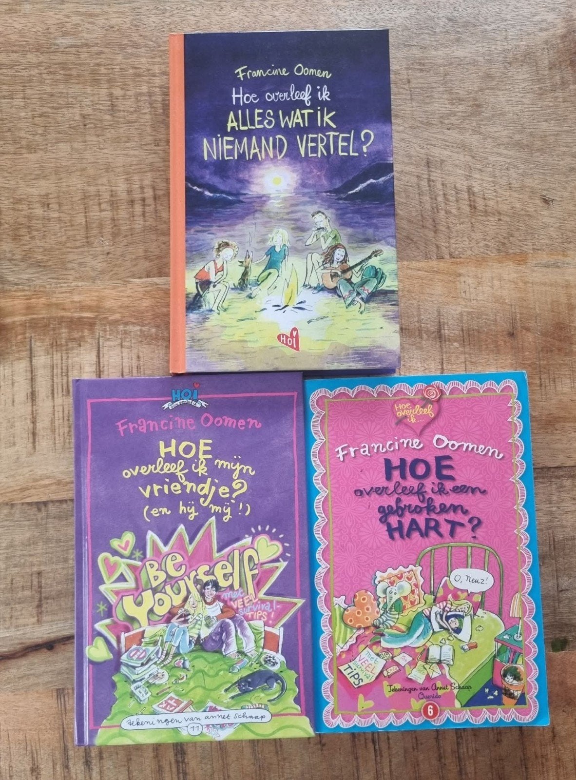 Francine Oomen - Hoe overleef ik... (3 boeken), Ophalen of Verzenden, Gelezen, Francine Oomen, Fictie