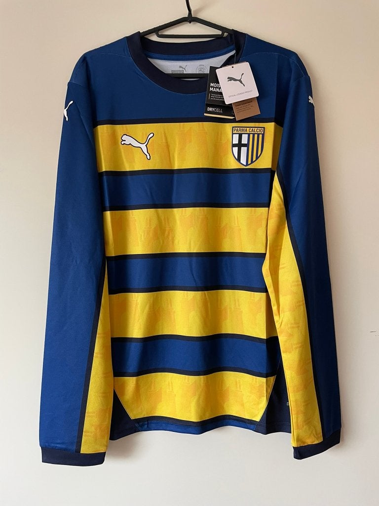 Parma Puma Voetbalshirt Maat M Nieuw Longsleeve, Puma, Geel, Nieuw, Voetbal
