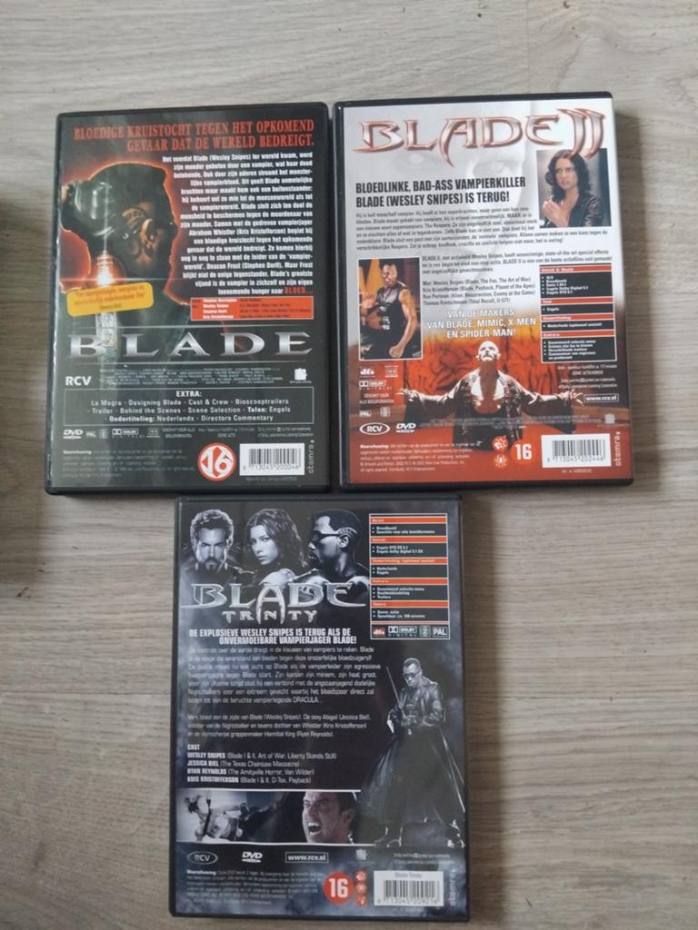 Blade Trilogie - 3 Disc Edition (DVD Boxset), Cd's en Dvd's, Dvd's | Thrillers en Misdaad, Ophalen of Verzenden