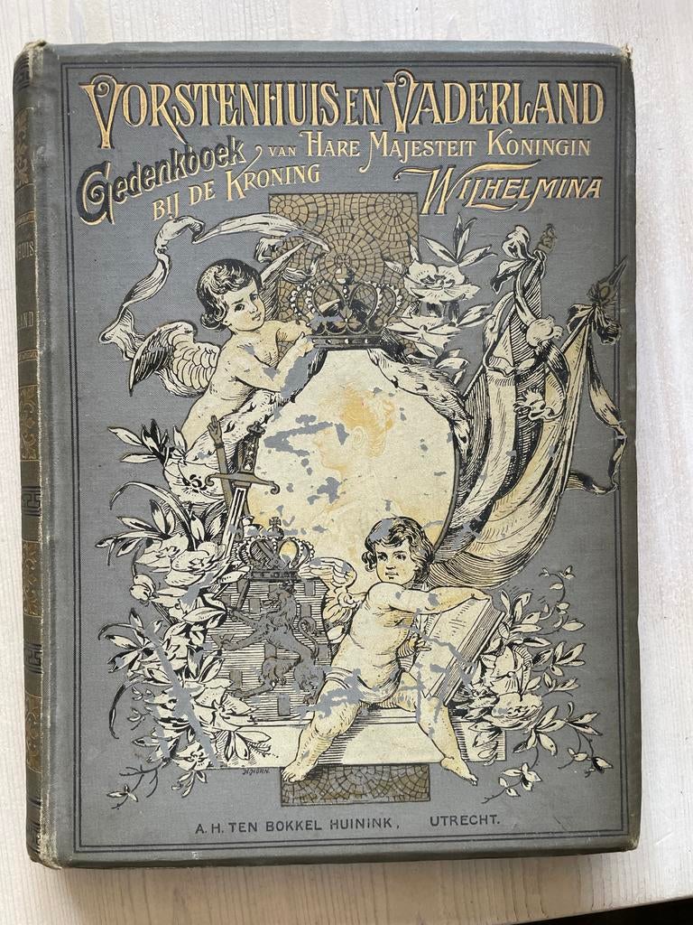 Vorstenhuis en Vaderland Gedenkboek Koningin Wilhelmina, Boeken, Geschiedenis | Vaderland, Gelezen, 19e eeuw, Ophalen