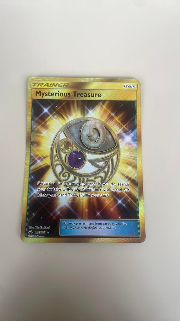 Mysterious Treasure Trainer Pokemon kaart, Ophalen of Verzenden, Zo goed als nieuw