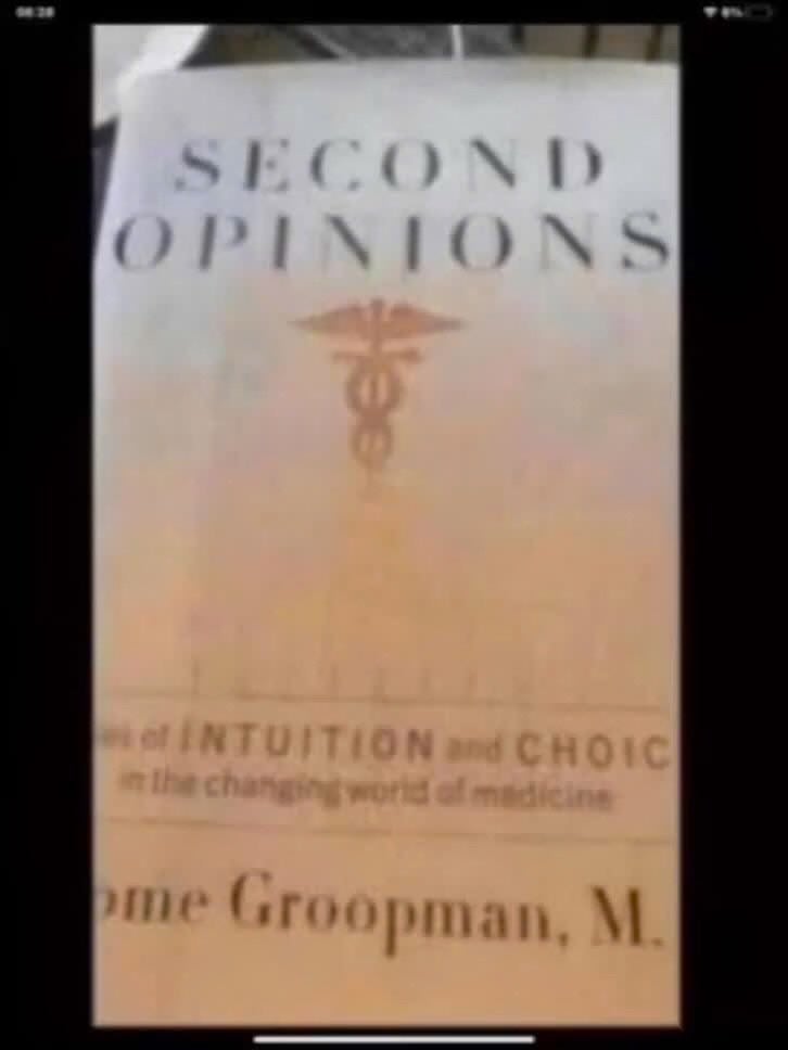 Second Opinions - Jerome Groopman (Medisch Boek), Boeken, Gezondheid, Dieet en Voeding, Gelezen, Jerome Groopman, Overige typen