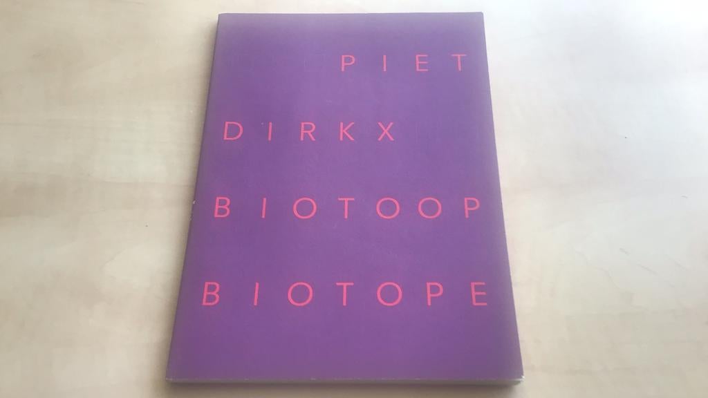 Piet Dirks - Biotoop - Biotope, Ophalen of Verzenden, Zo goed als nieuw, Overige onderwerpen